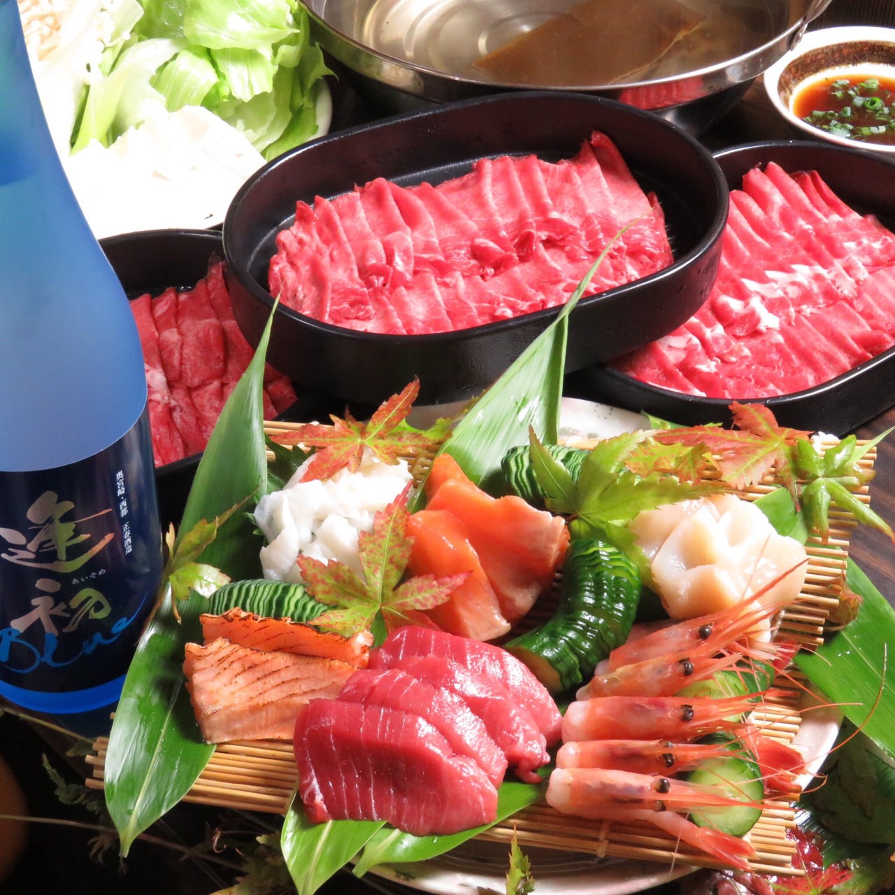 【絶品！牛タンしゃぶしゃぶ】120分【飲放】　9,500円→8,500円