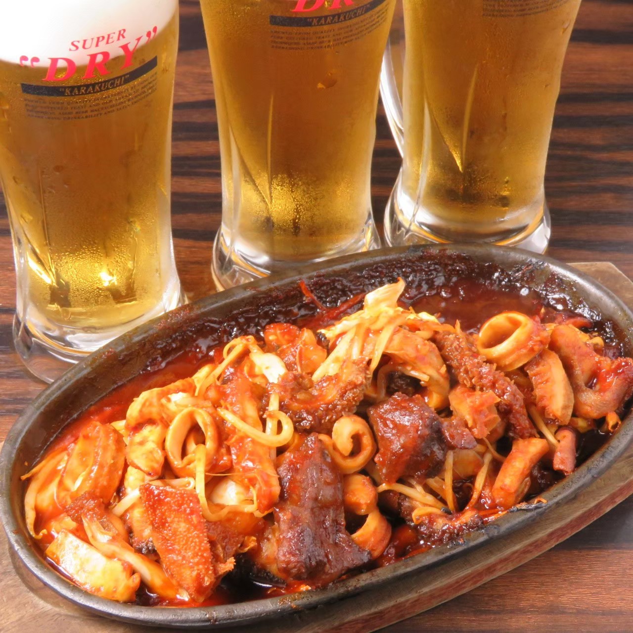 もつミックス鉄板焼き